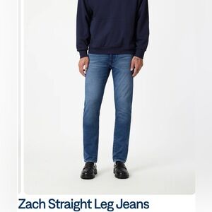 Mavi Zach Straight Leg Jeans M’s 31W 30L Regular Rise Mid Tonal Athletic Stretch